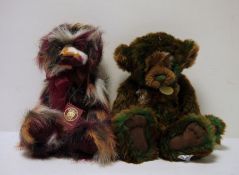 Charlie Bears 'Patience' CB159022S and 'Eden' CB625179 (2)