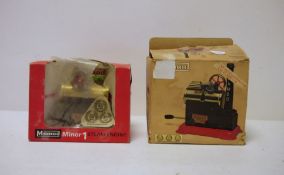 Mamod Minor 1 steam engine, boxed (box damaged), and a Momod steam engine, boxed (2)