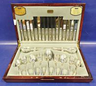 20th century Viners canteen of electroplated cutlery