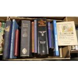 Quantity of books, various subjects to include collecting, poetry, sport, militaria (6 boxes)