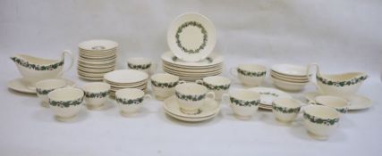 Modern Wedgwood Stratford part tea and dinner service to include teacups, saucers, bowls, plates and