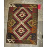 Maimana kilim, 85cm x 61cm