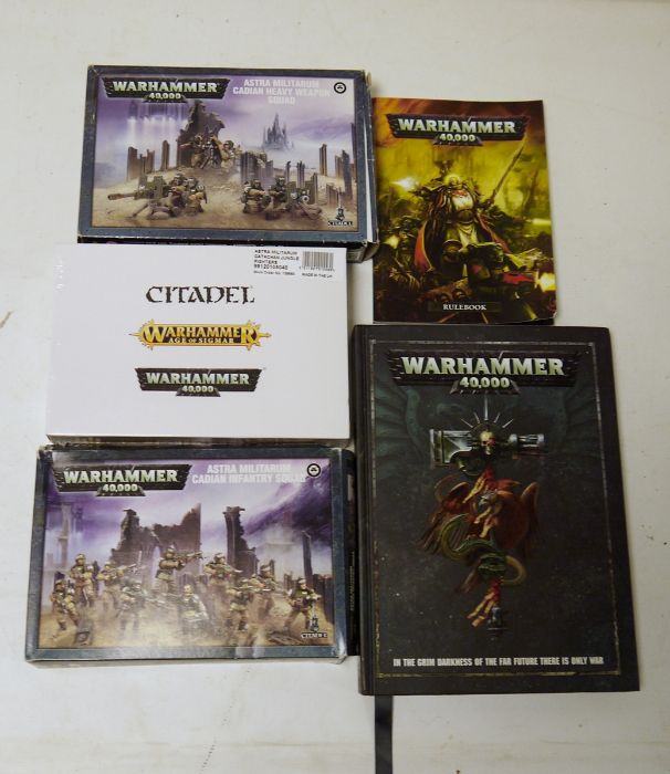 Quantity of Games Workshop Wargaming miniatures, mostly Warhammer 40,000, to include:  -  Astra