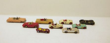 Quantity of diecast Dinky toys and others to include Dinky Toys Packard, Cadillac Eldorado, Austin