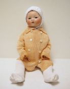 Armand Marseille 'My Dream Baby' bisque headed doll, no.341, 59cm