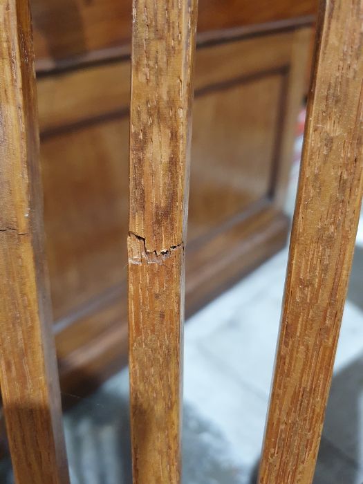 Early 20th century oak office swivel chair  Condition ReportSurface scratches, scuffs and knocks - Image 4 of 21