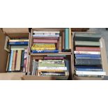 Seven boxes of assorted volumes to include literature, biography, topography, collecting, humour (