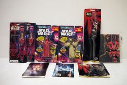 Box of Star Wars collectables