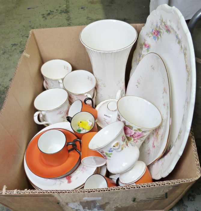 Royal Albert bone china part tea set and various chinaware (4 boxes) - Image 4 of 4