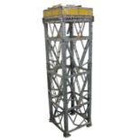 Large Meccano tower 120cm X 36cm