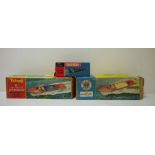 Scalex speedboat, no.415S, boxed, a Triang 14" electric speedboat, boxed and a Thunderbird 1