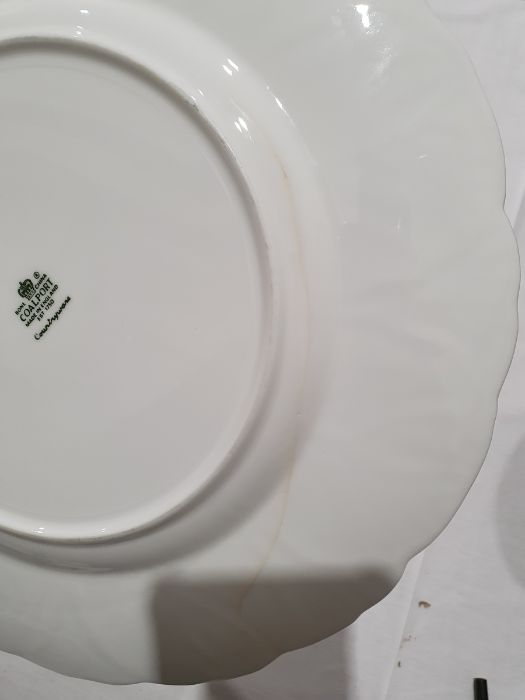 Extensive Coalport porcelain leaf moulded part dinner and tea service ‘Countryware’ Condition - Image 3 of 6