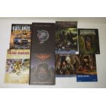 Various wargaming books to include:  - Broken Legions rulebook  - Forgotten world rulebook   -