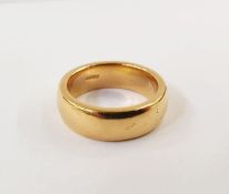 Heavy 22ct gold wedding band, 19.8g approx. Condition ReportApprox size 'R1/2'