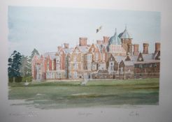 Artists proof HRH Prince Charles, Sandringham no.22/25, titled and signed in margin 'C 92', with