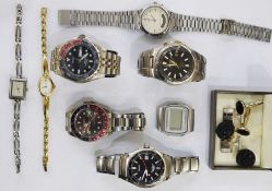 Sundry gent's and lady's watches to include Seiko, Pulsar, Casio, etc and a small quantity of