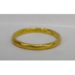 22ct gold wedding band, 2.8g approx. Condition ReportApprox size 'O'