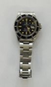 Rolex Oyster Perpetual Submariner gentleman's stainless steel wristwatch, 660ft = 200m, model