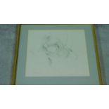 A framed and glazed pencil sketch by Irish artist John Skelton (1925 Co. Armagh ? 2009). Depicting a