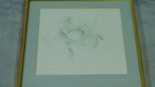 A framed and glazed pencil sketch by Irish artist John Skelton (1925 Co. Armagh ? 2009). Depicting a