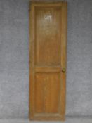 A vintage panelled 'Cafe' door. H.193 W.60cm