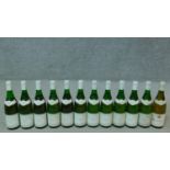 Eleven bottles of 1985 Chassagne Montrachet premier cru, domaine Vincent Gerardin and a bottle of