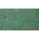 A large 2012 edition map of Central London with cycle routes. 131x100cm