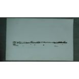 A signed limited edition etching by British Artist Patrick Procktor of Venetian Skyline from the