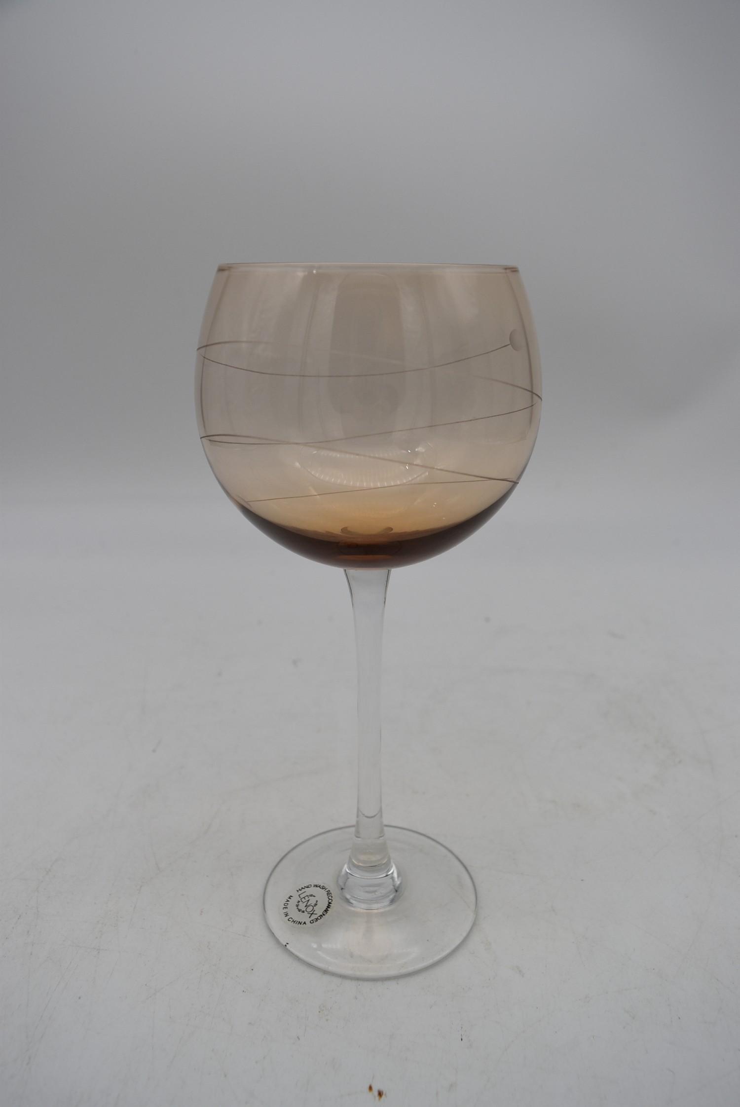 A set of four crystal coloured wine glasses. H.23cm - Image 5 of 11