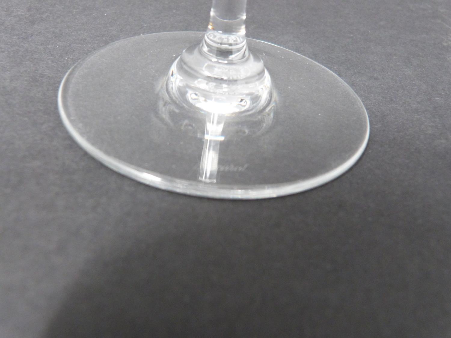 A set of five Baccarat crystal water glasses. Signed and stamped to the foot. H 15.5cm. - Image 5 of 5