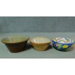 A collection of vintage and antique ceramic bowls. Including a Jane Willingale Loud ware Honiton