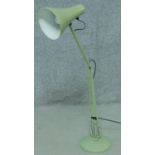 A vintage style adjustable anglepoise desk lamp. H.89cm