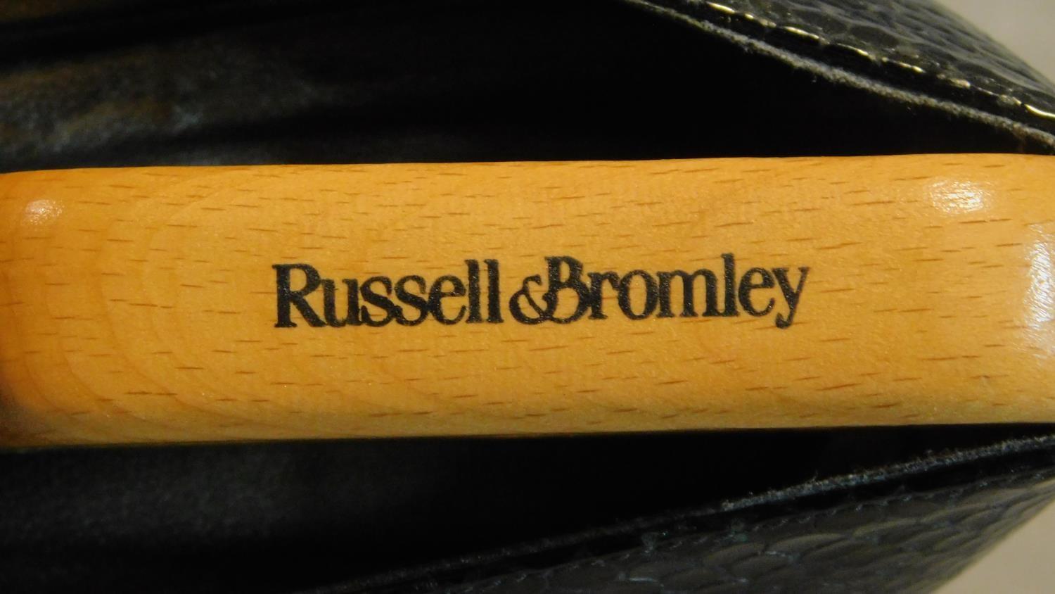 A miscellaneous collection of three pairs of Russell and Bromley lady's shoes, sizes 36 and 37. - Image 5 of 10