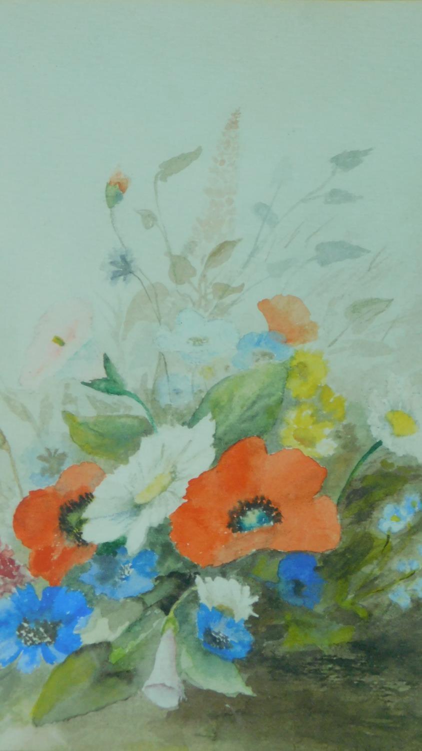 Two framed and glazed watercolours of flowers by E. Anderson. Both signed. 27x32cm - Image 2 of 5