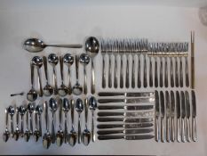 A WMF canteen of cutlery for eight place settings.