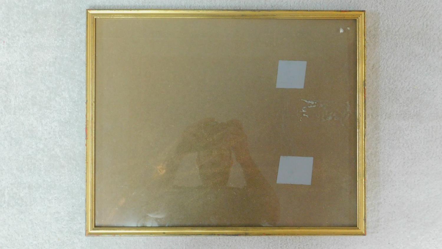 A pair of painted frames and two other gilt frames. 40x47cm (largest) - Image 5 of 7