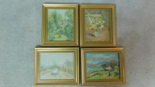 Harold Harris Jones (1908-1991) A collection of gilt framed oils on board, various subjects, gallery