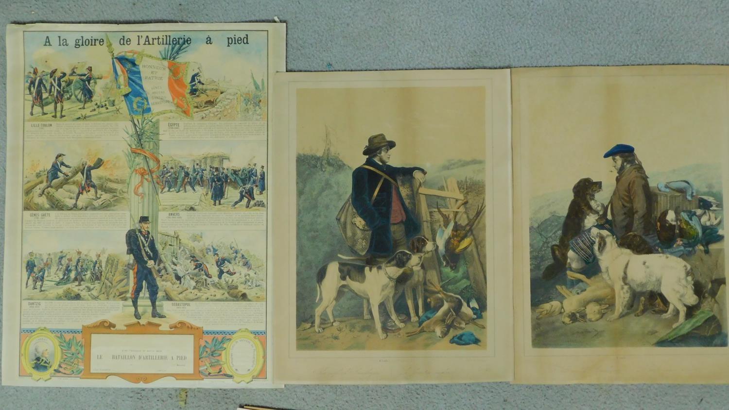 A miscellaneous collection of 19th century and later unframed prints. 50x40cm (largest). - Image 7 of 7