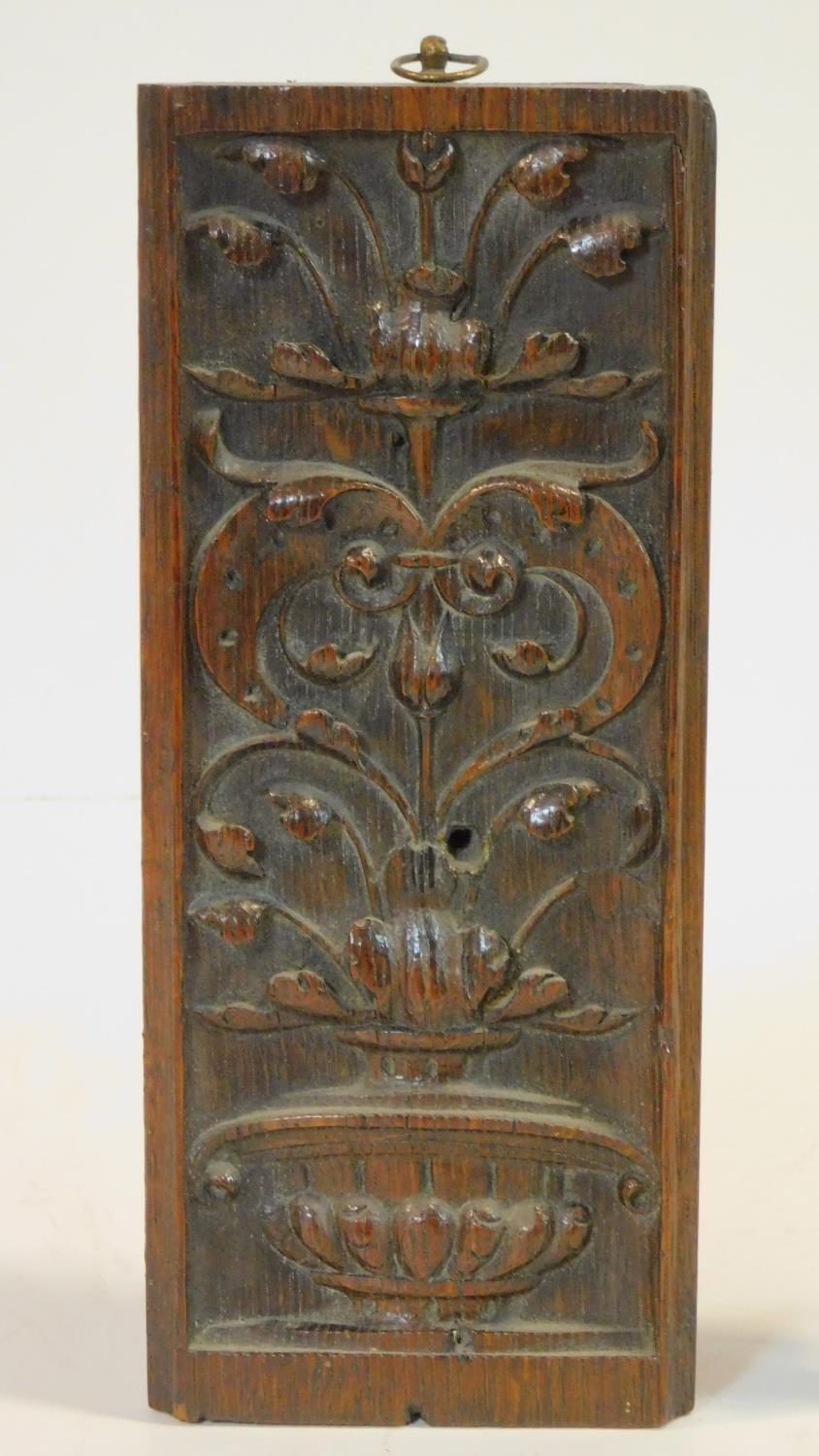 A collection of antique carved wooden treen items. Including an antique carved fruitwood crouching - Image 2 of 6