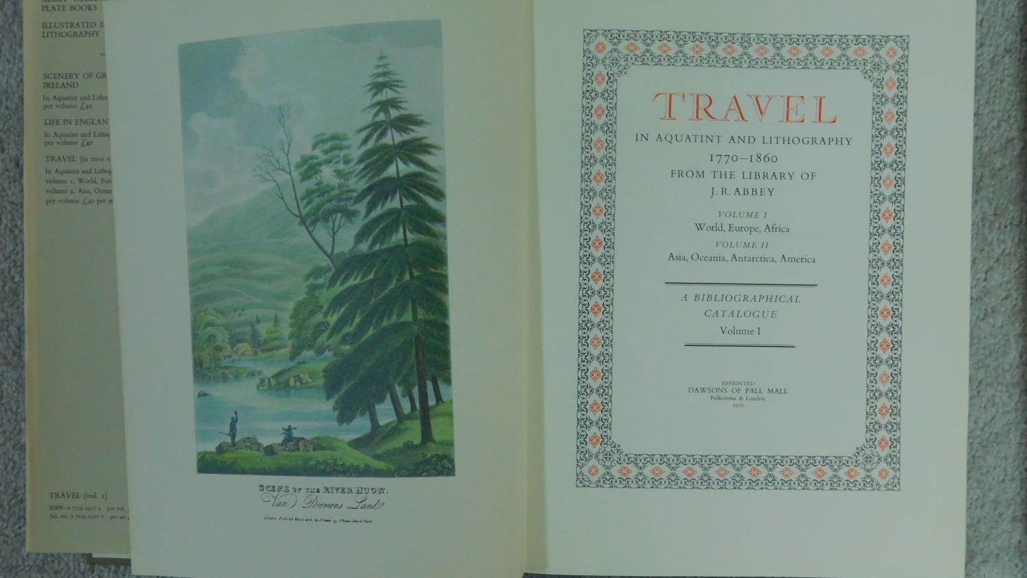 A collection of four antique books. Including Abbey (J. R.) . Travel in Aquatint and Lithography - Image 3 of 9