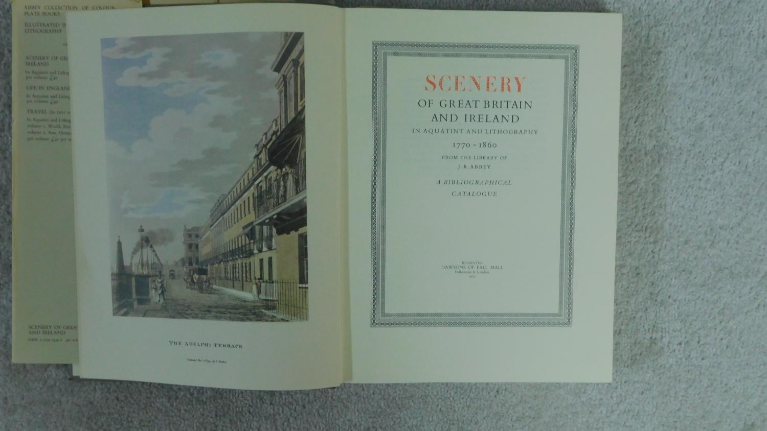 A collection of four antique books. Including Abbey (J. R.) . Travel in Aquatint and Lithography - Image 9 of 9