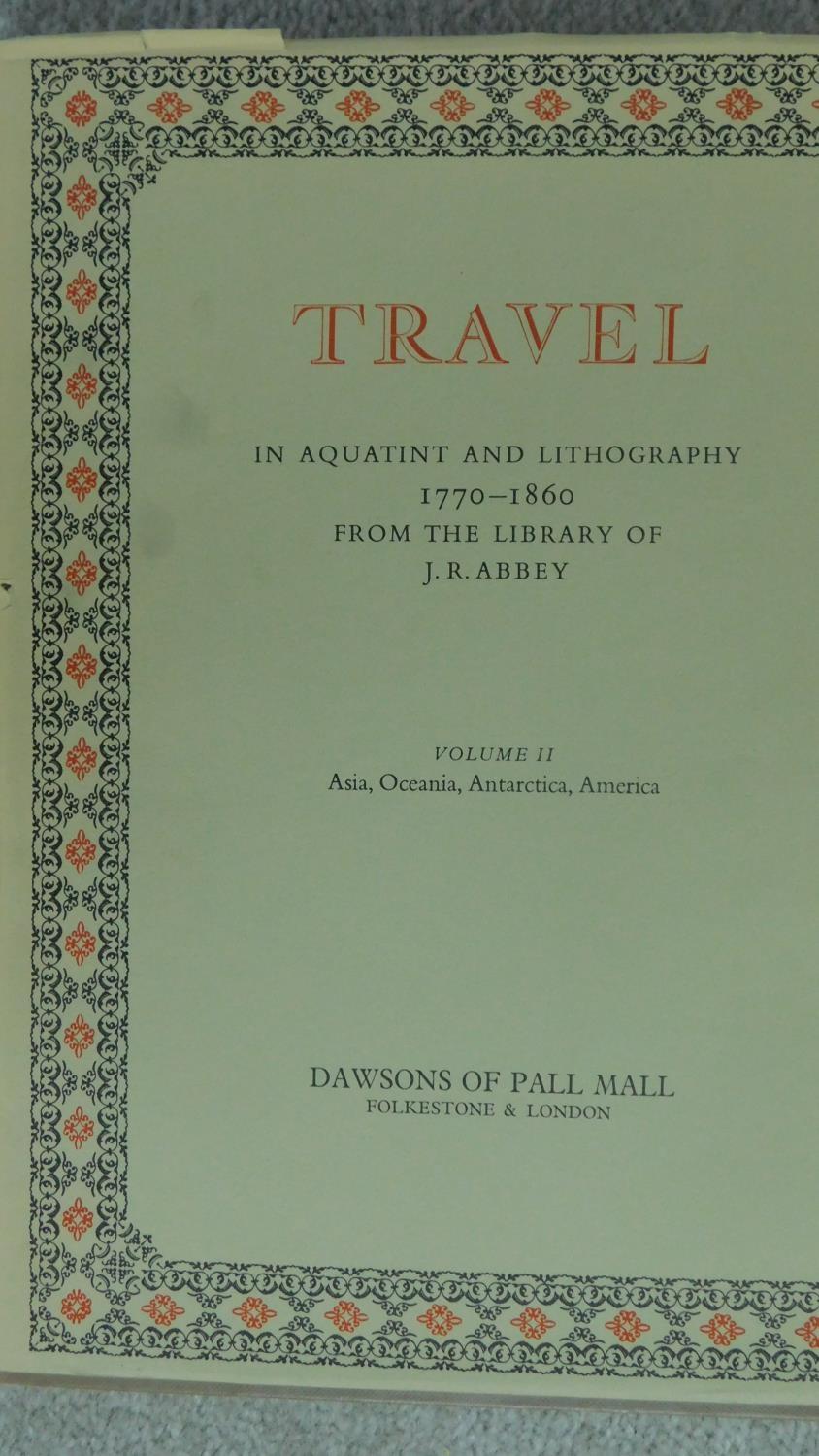 A collection of four antique books. Including Abbey (J. R.) . Travel in Aquatint and Lithography - Image 4 of 9