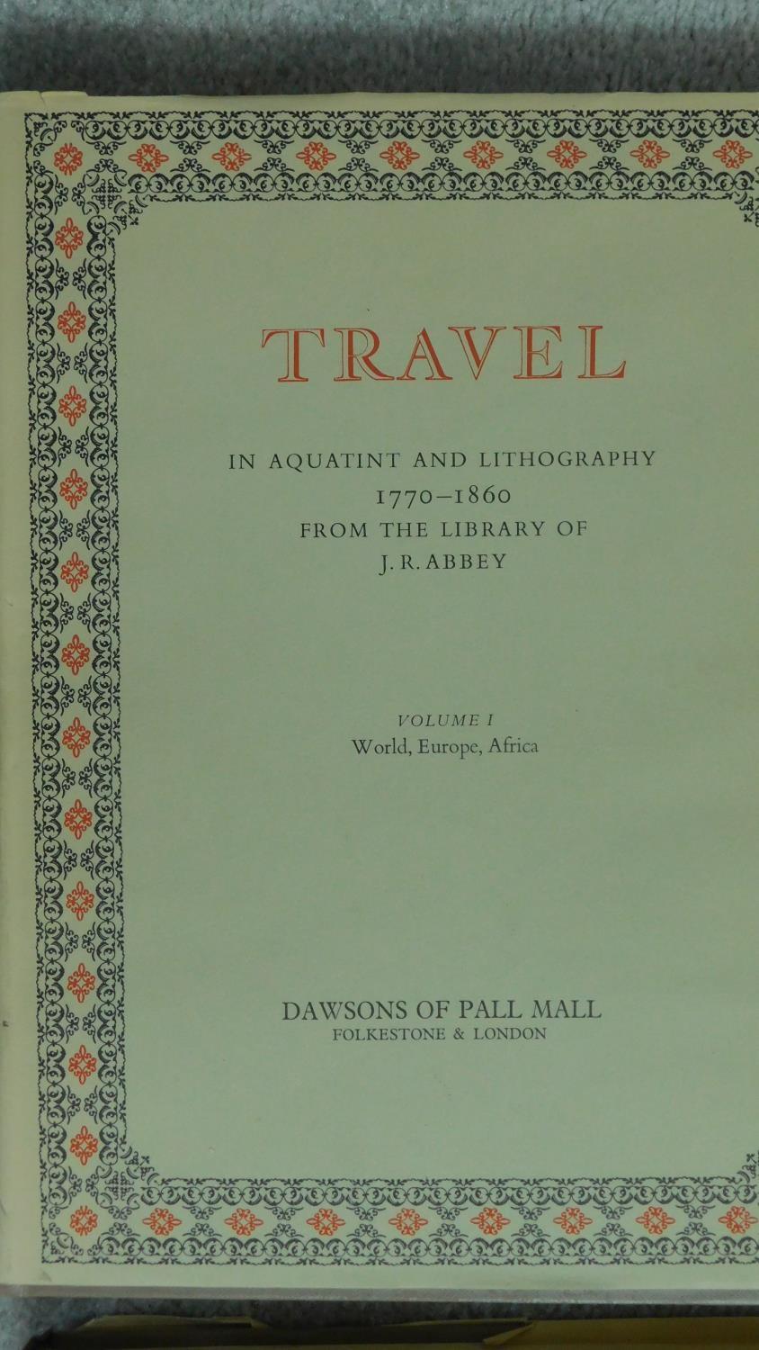 A collection of four antique books. Including Abbey (J. R.) . Travel in Aquatint and Lithography - Image 2 of 9