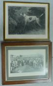 Two framed and glazed antique lithographs, Dasch S. Gilpin and Final of First St Andrews Match-