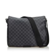 A Louis Vuitton Daniel Messenger Bag Damier Graphite is very resistant to water and scratches, and