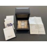 A Chopard Happy Sport Limited edition Diamond Snowflake ladies wristwatch 28/8946 mounted in 18ct