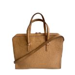 A Loewe Briefcase Handbag with Gold Hardware, might have been worn just once or twice. It's a very