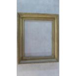 A large 19th century giltwood and gesso gallery sized picture frame. 105x125cm