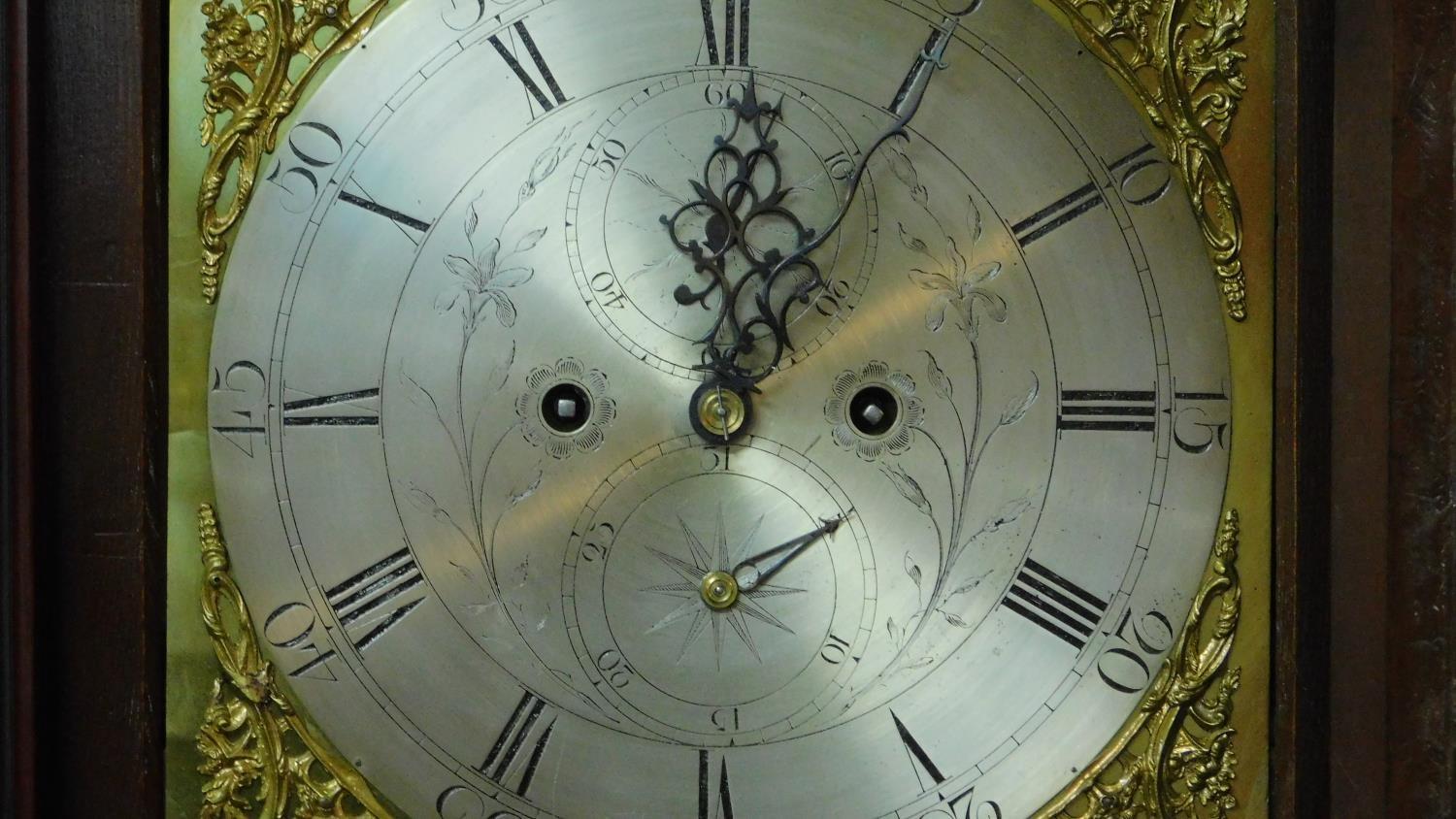 A George lll mahogany eight day longcase clock by Andrew Stewart of Dunse, the engraved silvered - Image 5 of 10