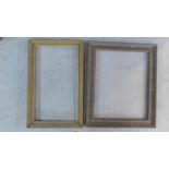 Two giltwood and gesso picture frames. 97x103cm
